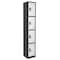 Adiroffice 12 in W, 12 in D, 72 in H, Steel ADI629-204-B-W-PKG-4 - alternate 7